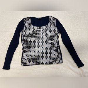 Julianna Collection Blue Top. Size M. 90s Vintage. Excellent Condition.